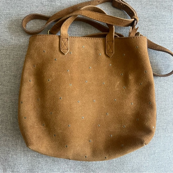 Madewell The Zip Top Small Transport Crossbody Embroidered Metallic Dots Edition - Picture 2 of 8